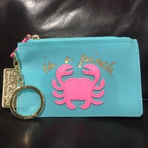 Lilly Pulitzer coin ID keychain
